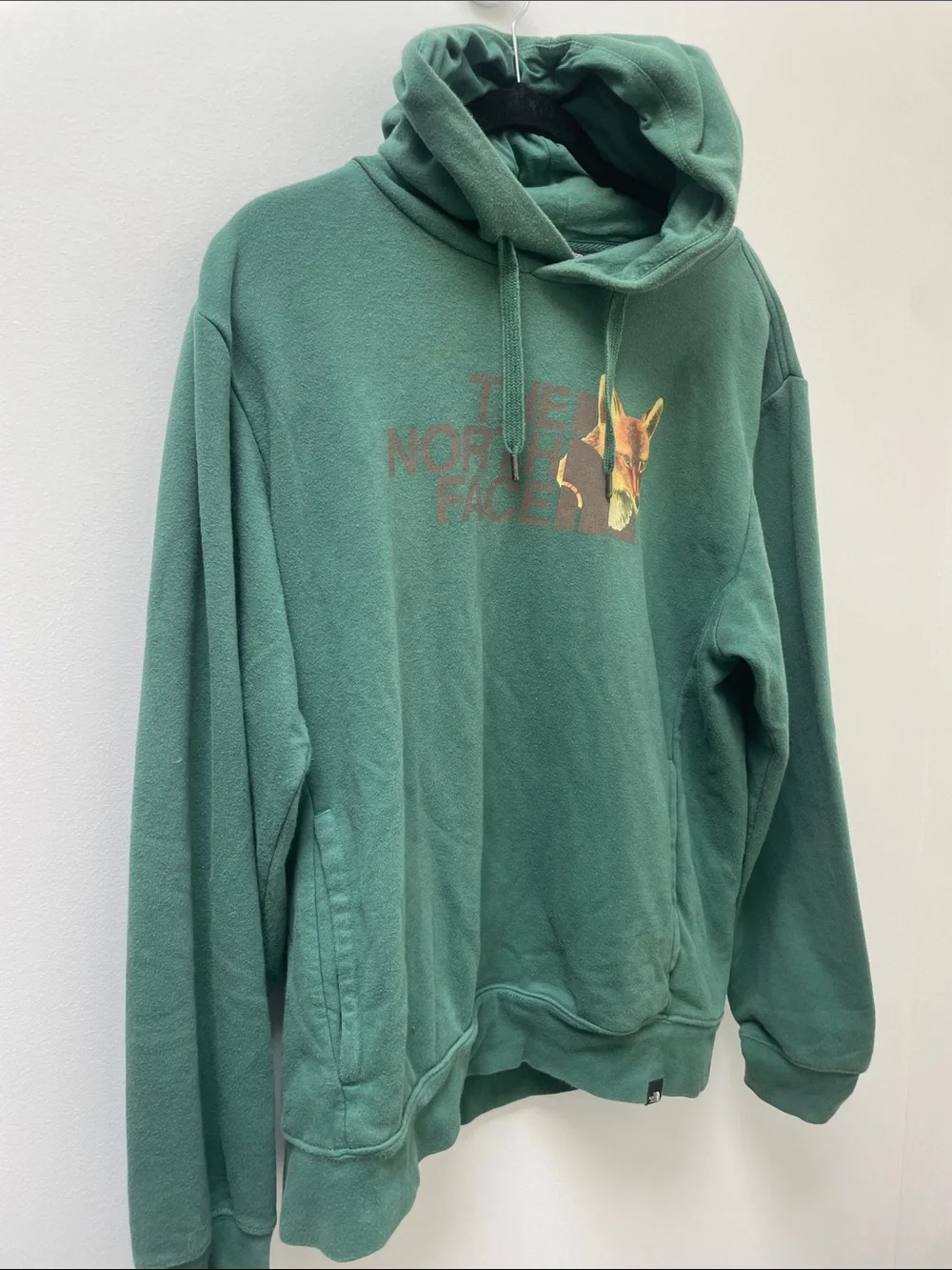 The North Face Fox Hoodie Green Men’s Medium RARE